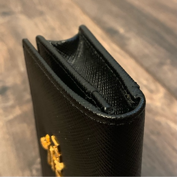 Prada Nero (Black) Saffiano Leather Card Holder Case - Picture 8 of 15